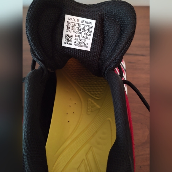 Adidas Icon 6 Bounce - Red Size 10 baseball cleat - Picture 5 of 6